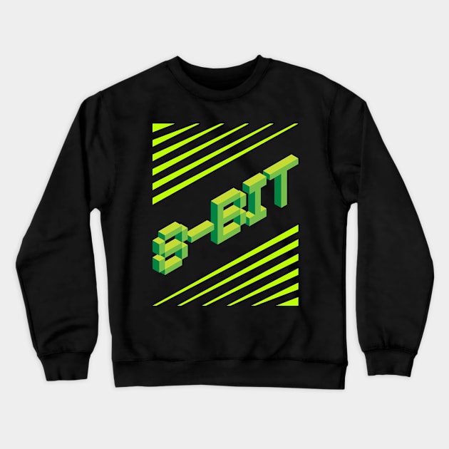 8 Bit Gamer Crewneck Sweatshirt by Z1